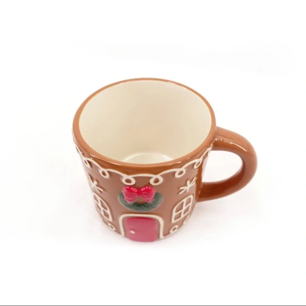 3 for $15 SALE Gingerbread house ceramic Christmas holiday mug Target Bullseye